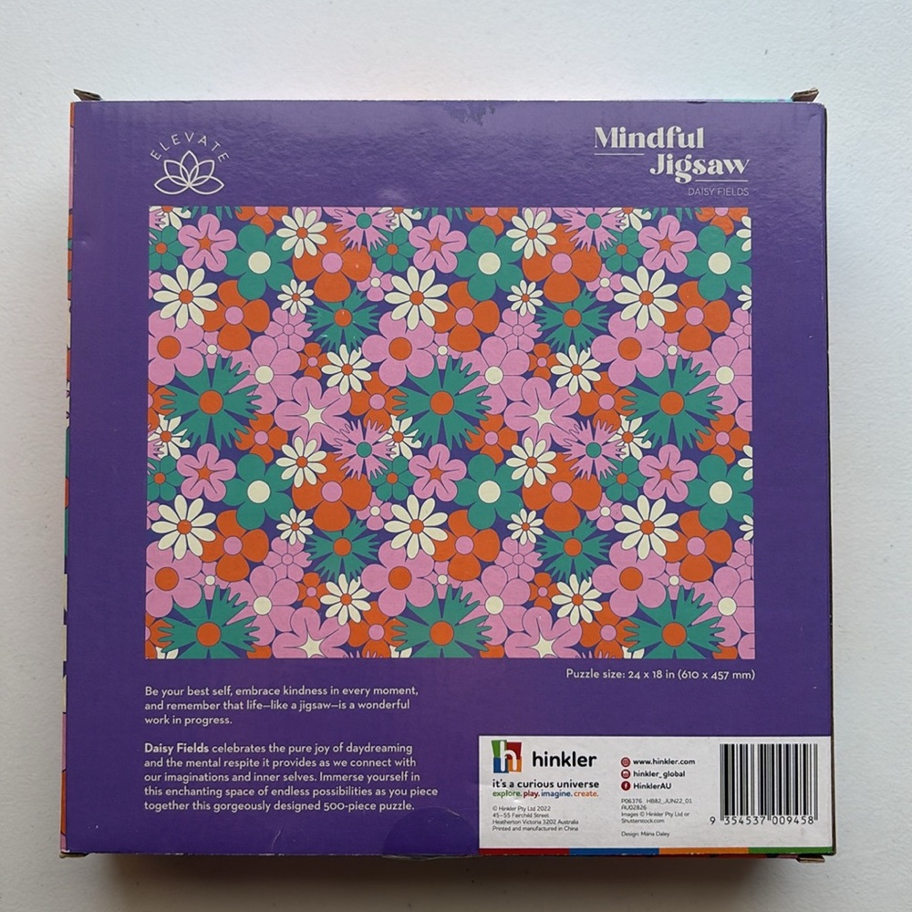 HINKLER Mindful Jigsaw Puzzle Daisy Fields 500 pieces - Picture 4 of 6